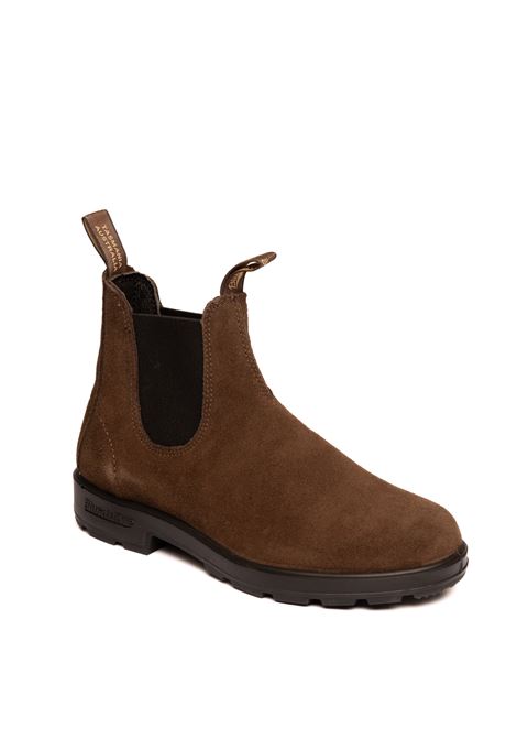 Brown nabuk chelsea boot BLUNDSTONE FOOTWEAR | 2410SUEDE-BROWN